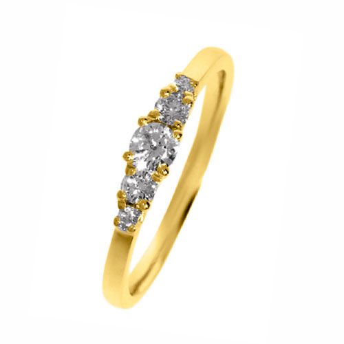 Verlobungsring Fila5  VR-10-5D Brillanten Diamanten Weißgold