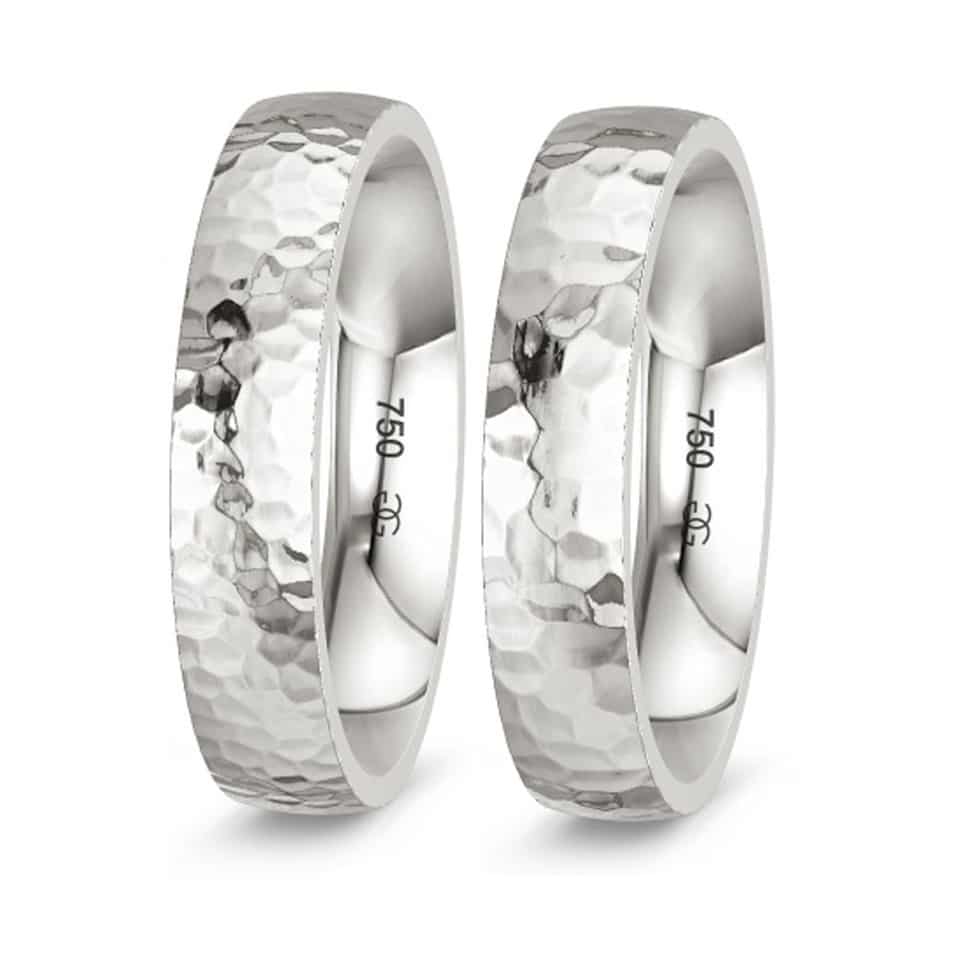 Hammerschlag poliert / grob-fein