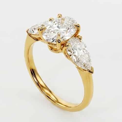 Verlobungsring Oval Pear