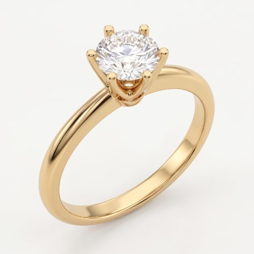 Verlobungsring Corone Gelbgold 585 0,3ct-1.0ct Lab Grown Diamant